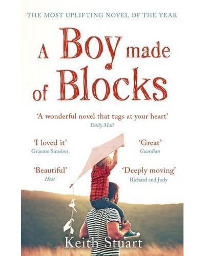 A boy made of blocks