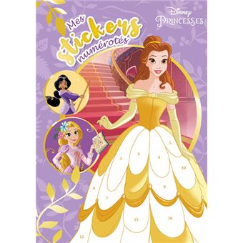 Disney princesses - Mes stickers numérotés