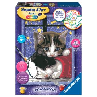 Kit Peinture Par Numéros Ravensburger - Thème Chatons - Activité Créative Pour Enfants Dès 9 Ans