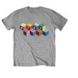 T-shirt Unisex Blocks Taille L Gris