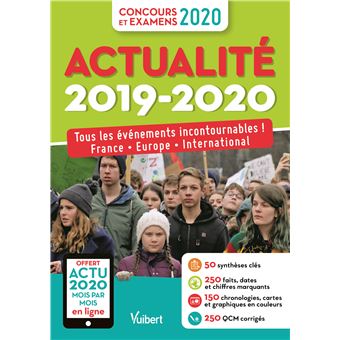 Actualité 2019-2020 - Concours et examens 2020 - Actu 2020 offerte en ligne