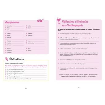 Cahier de jeux langue française