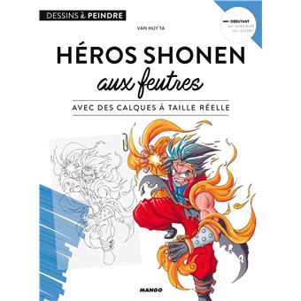 Héros shonen aux feutres