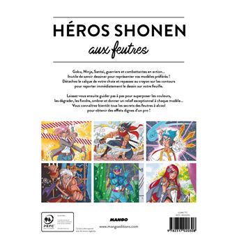 Héros shonen aux feutres
