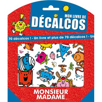 Monsieur Madame - Mon livre de décalcos