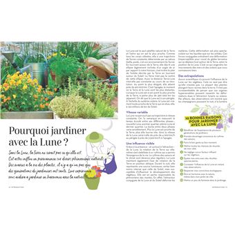 Cahier jardiner avec la lune 2023 - Livre