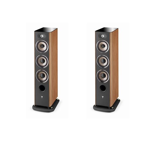 Paire d'enceintes colonne Focal Aria 926 Prime Noyer