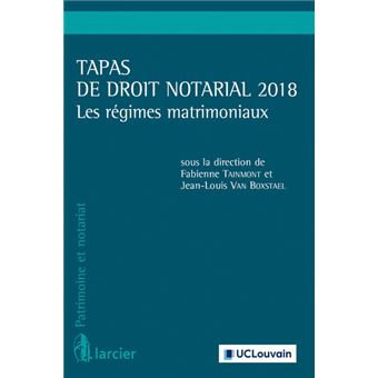 Tapas de droit notarial 2018