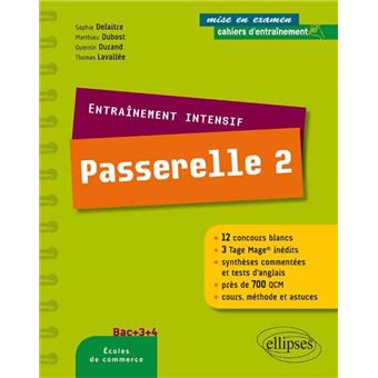 EntraÃ®nement intensif au concours Passerelle 2 - brochÃ©