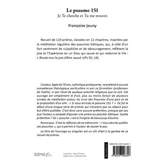 Le psaume 151