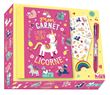 Mon carnet top secret licorne - coffret avec accessoires
