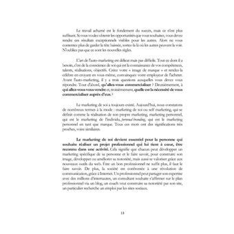 Les secrets de l'autopromotion en entreprise
