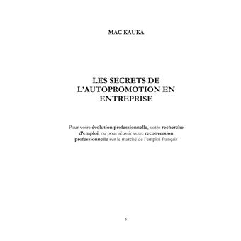 Les secrets de l'autopromotion en entreprise