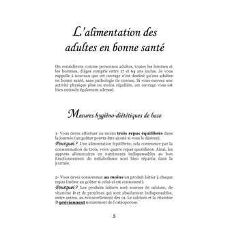 Quelle alimentation pour l'adulte en bonne santé ?