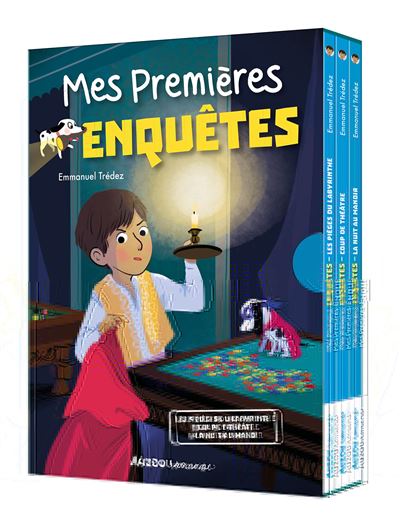 Coffret bibliotheque 4 (tomes 10/11/12) mes premières enquêtes - Emmanuel Trédez - Coffret