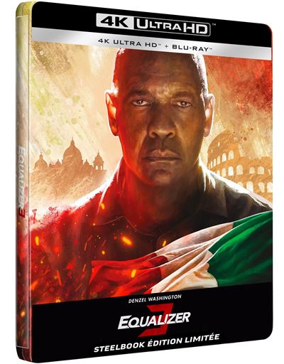 Equalizer 3 Édition Limitée Steelbook® Blu-ray 4K Ultra HD