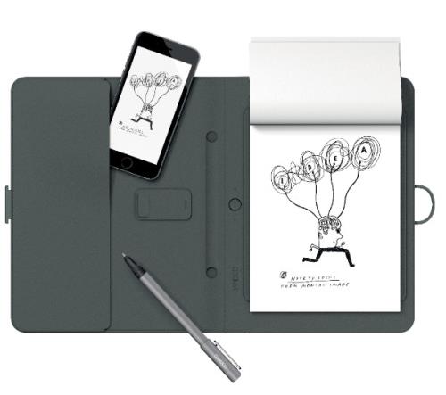 WACOM Smart Folio  Bamboo Spark Gris et Noir pour Smartphone 