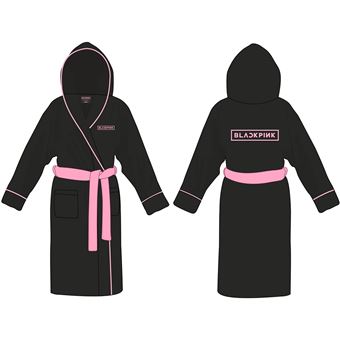 Peignoir Blackpink Logo Noir