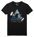 T-Shirt Pink Floyd Melting Clocks Unisex Noir