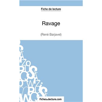 Ravage De Rene Barjavel Fiche De Lecture Analyse Complete De L Oeuvre Broche Vanessa Grosjean Fichesdelecture Achat Livre Ou Ebook Fnac