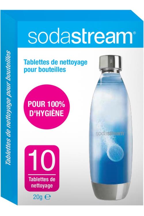 Tablettes nettoyantes pour bouteilles Sodastream X10