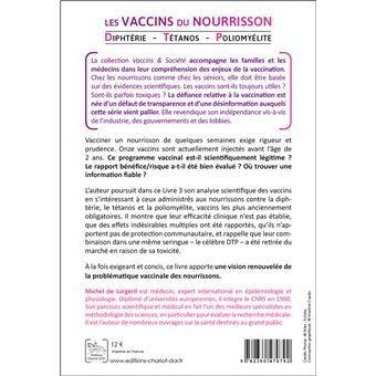 Les vaccins du nourrisson - Diphtérie - Tétanos - Poliomyélite