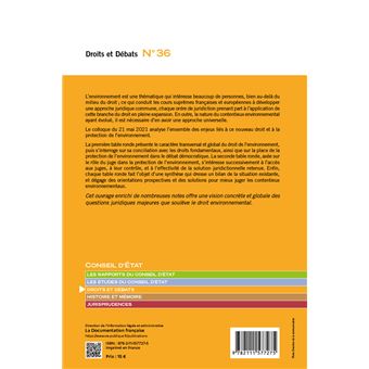 L’environnement : les citoyens, le droit, les juges