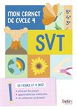 Mon carnet de Cycle 4 SVT