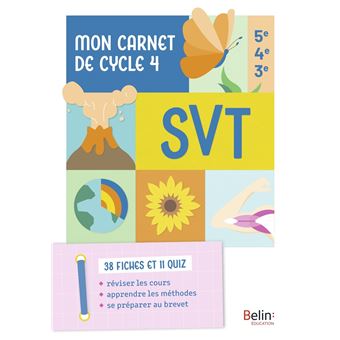Mon carnet de Cycle 4 SVT