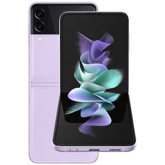Samsung Galaxy Z Flip3 5G - 5G smartphone - double SIM - RAM 8 Go / Mémoire interne 128 Go - écran OEL - 6.7" - 2640 x 1080 pixels (120 Hz) - 2x caméras arrière 12 MP, 12 MP - front camera 10 MP - mauve - 1