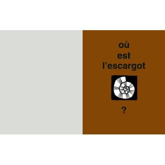 Ou est l'escargot?