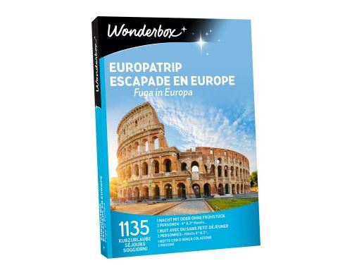 Coffret cadeau Wonderbox Escapade en Europe