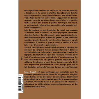 Cafés d’hommes, services de femmes :