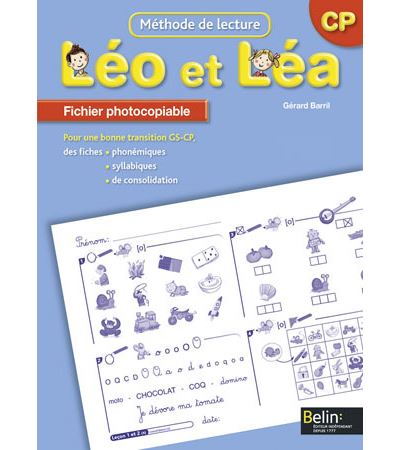 Leo et lea cp 2009 - fichier photocopiable