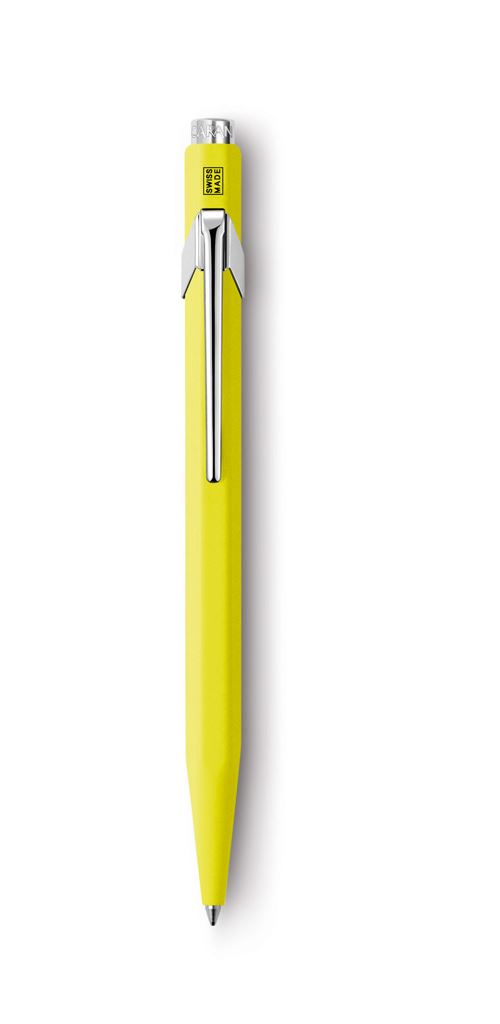 CARADACH POPLINE STYLO BILLE FLUO JAUNE