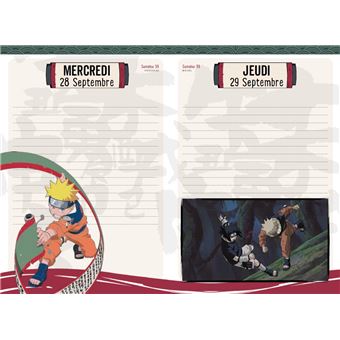 Agenda scolaire Naruto 2022-2023