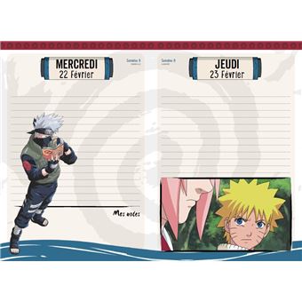 Agenda scolaire Naruto 2022-2023