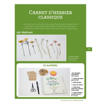 Herbiers et fleurs séchées - Un livre pour tout savoir, pratique et accessible à tous