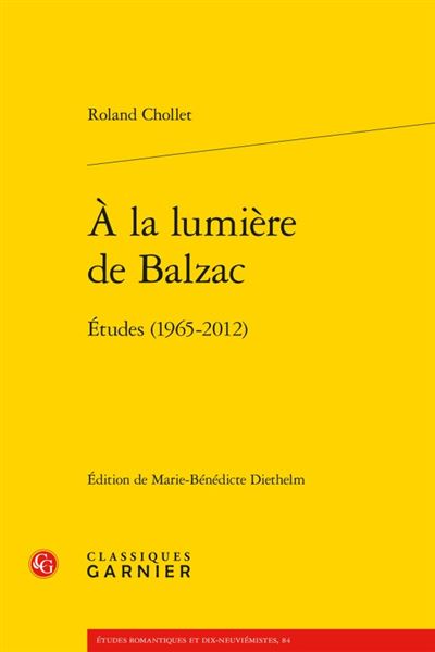 À la lumière de Balzac