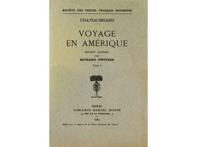 Voyage en amérique . tome i