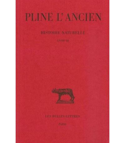 Histoire naturelle. Livre III