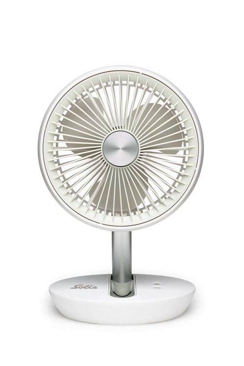 Mini ventilateur Solis Charge et Go 5 W  Blanc