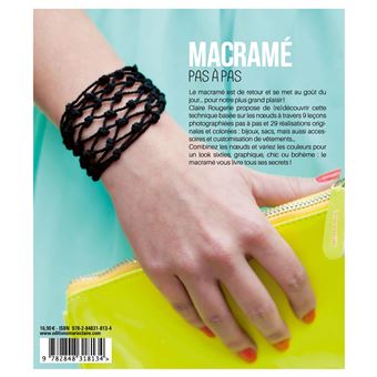 Bracelets, sacs, accessoires en macramé - broché - Collectif - Achat Livre