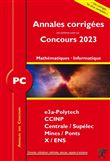 Annales corrigées des problèmes posés aux Concours 2023 – PC Mathématiques et Informatique