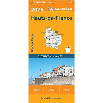 Carte Hauts-de-France 2023 Michelin