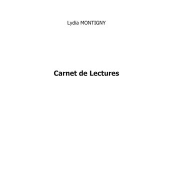 Carnet de lectures