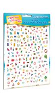 Vive les vacances - 500 stickers et 20 étiquettes cadeaux