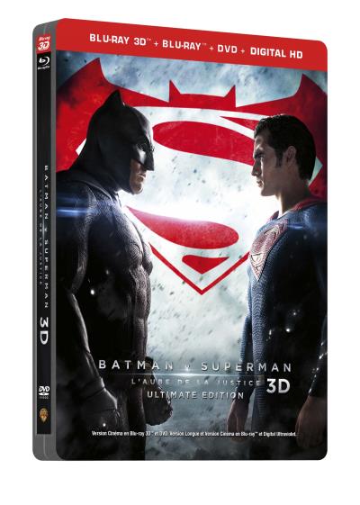 Batman V Superman L'aube de la justice Version Longue Ultimate Edition  Steelbook Blu-ray 3D + 2D - Zack Snyder - Blu-ray - Achat & prix | fnac