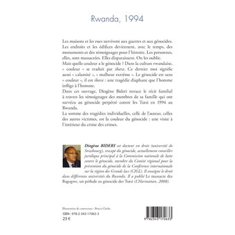 Rwanda, 1994 La couleur d'un génocide