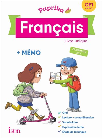 Paprika Français CE1 - Edition France - Livre élève - Philippe Bourgouint - broché